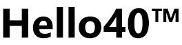 Hello40 Logo